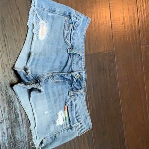 American eagle jean shorts size 4